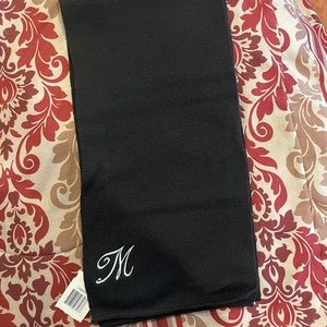“M” Initial Scarf